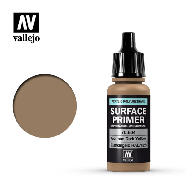 17ml Bottle German Dark Yellow RAL 7028 Surface Primer