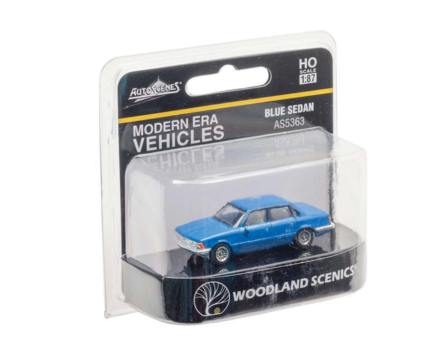 WOOAS5363, HO Blue Sedan