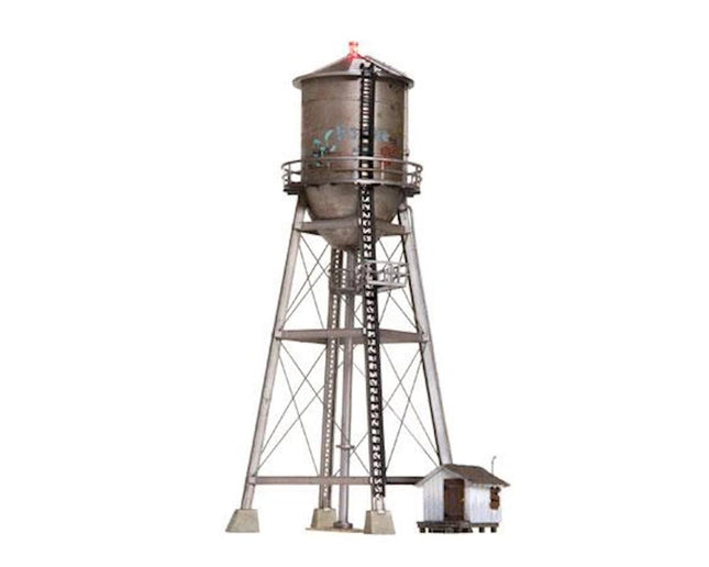 WOOBR5064, HO Built-Up Rustic Water Tower