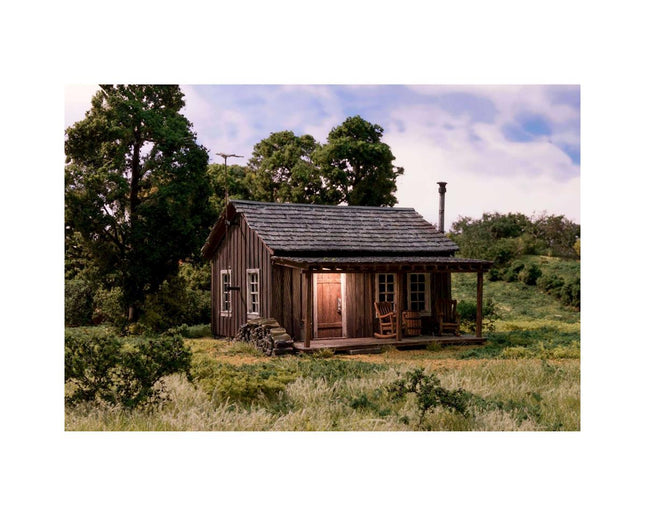 WOOBR5869, O B/U Rustic Cabin