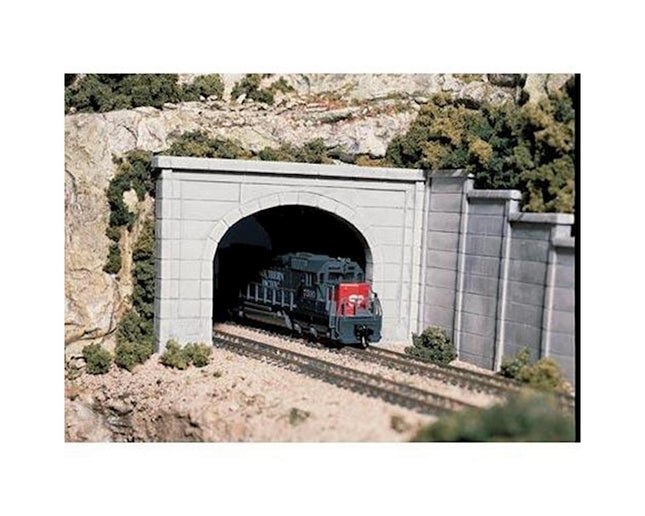 WOOC1256, HO Double Tunnel Portal, Concrete