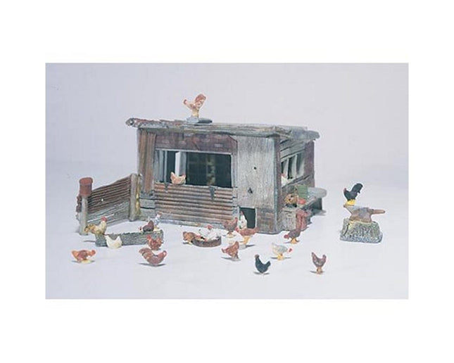 WOOD215, HO Chicken Coop