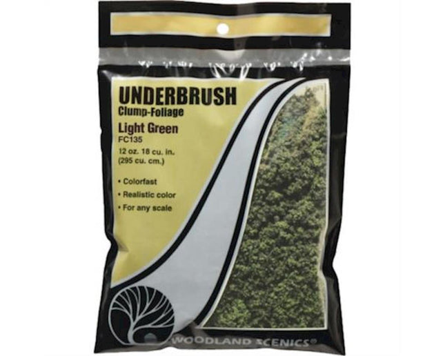 WOOFC135, Underbrush Bag, Light Green/18 cu. in.