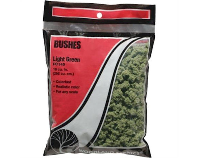 WOOFC145, Bushes Bag, Light Green/18 cu. in.