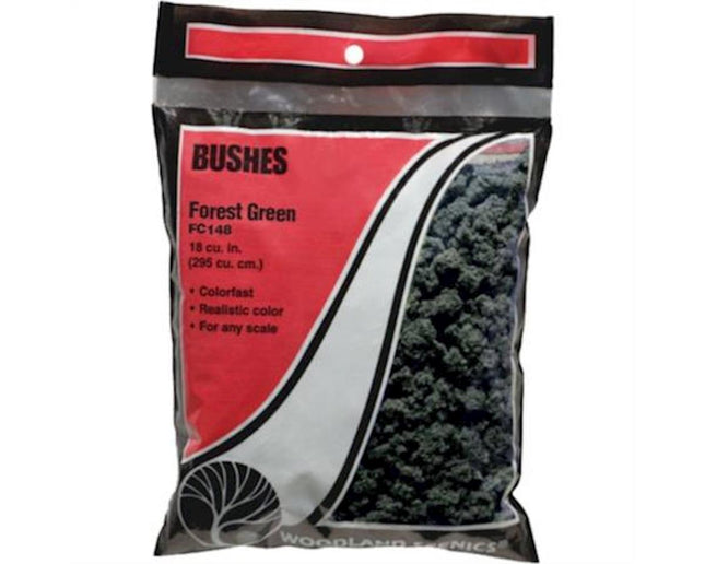 WOOFC148, Bushes Bag, Forest Green/18 cu. in.