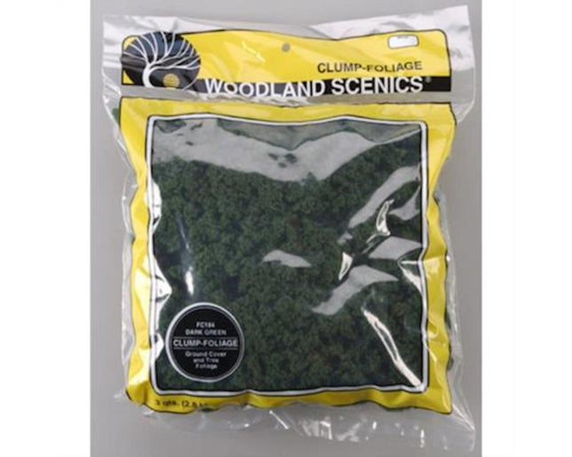 WOOFC184, Clump-Foliage Bag, Dark Green/165 cu. in.