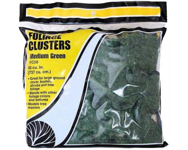 WOOFC58, Foliage Cluster Bag, Medium Green/45 cu. in.