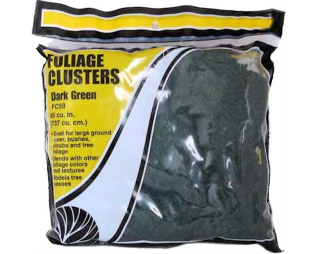 WOOFC59, Foliage Cluster Bag, Dark Green/45 cu. in.