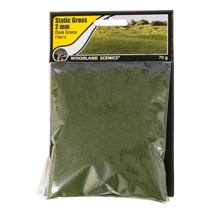 WOOFS613, Static Grass, Dark Green 2mm