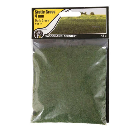WOOFS617, Static Grass, Dark Green 4mm