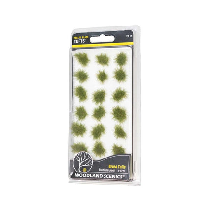 WOOFS771, Medium Green Grass Tufts