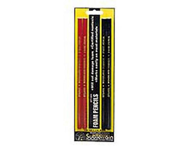 WOOST1431, Foam Markers, Red/Black (2 each)