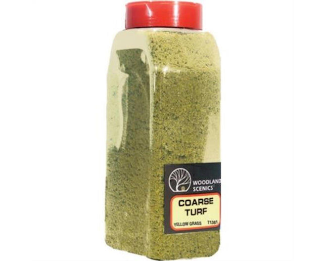 WOOT1361, Coarse Turf Shaker, Yellow Grass/50 cu. in.