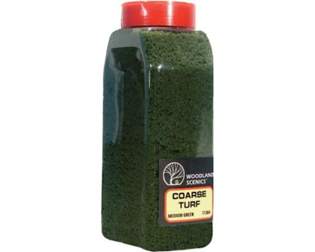 WOOT1364, Coarse Turf Shaker, Medium Green/50 cu. in.