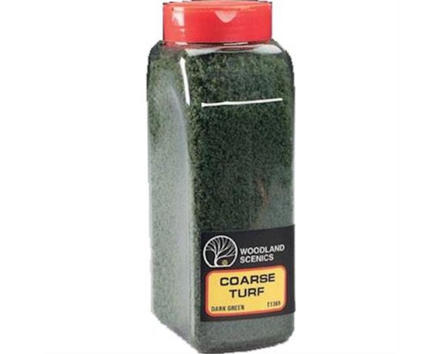 WOOT1365, Coarse Turf Shaker, Dark Green/50 cu. in.