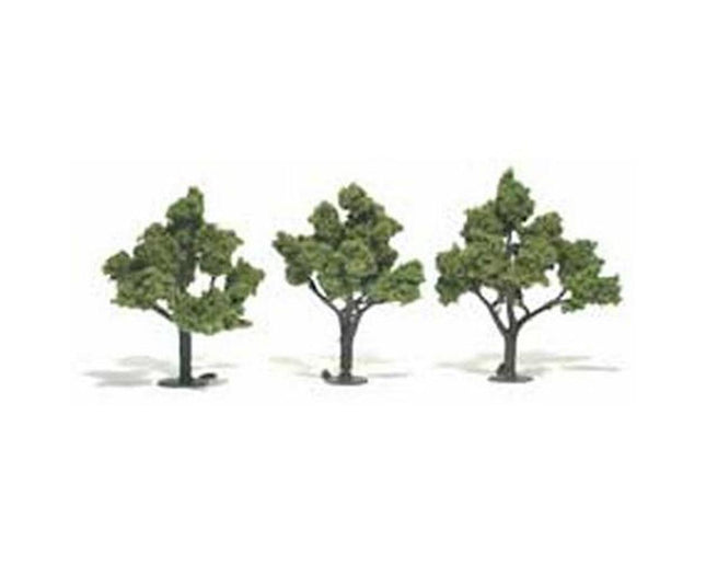 WOOTR1509, Ready-Made Tree, Light Green 4-5" (3)