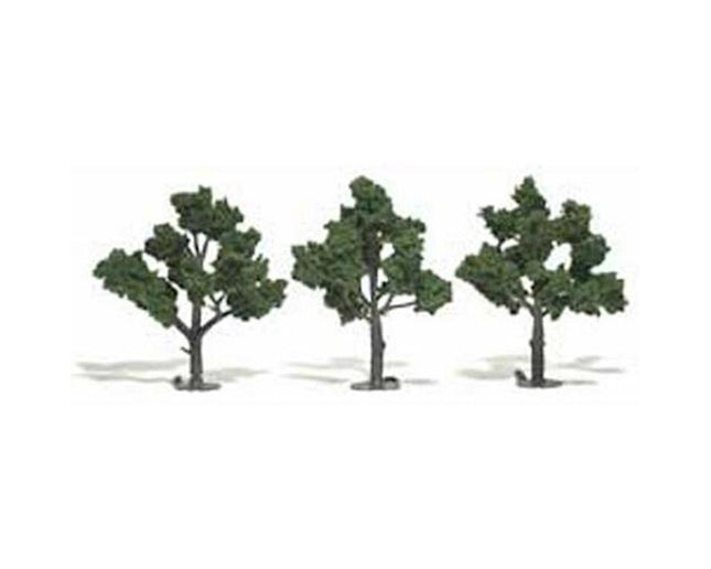 WOOTR1510, Ready-Made Tree, Medium Green 4-5" (3)