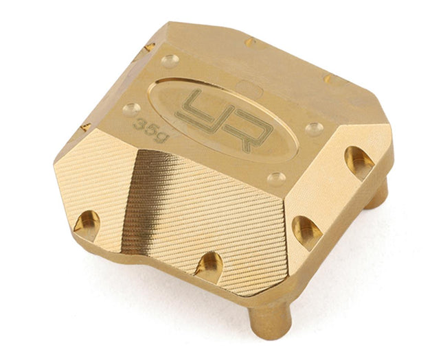YEA-AXSC-006, Yeah Racing Axial SCX10 II Brass Differential Cover (35g)