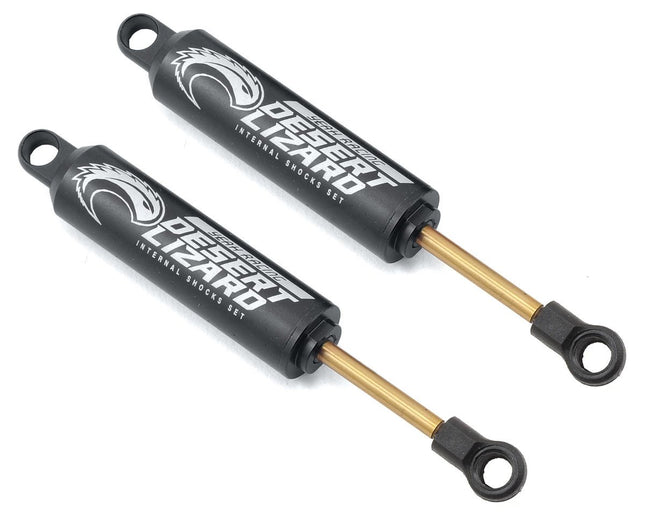 YEA-DDL-090BK, Yeah Racing 90mm Desert Lizard Two Stage Internal Spring Shock (2) (Black)