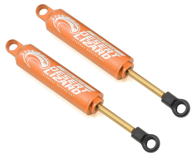 YEA-DDL-090OR, Yeah Racing 90mm Desert Lizard Two Stage Internal Spring Shock (2) (Orange)