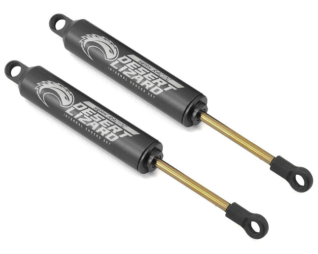 YEA-DDL-110BK, Yeah Racing 110mm Desert Lizard Two Stage Internal Spring Shock (2) (Black)