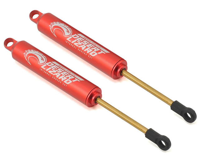 YEA-DDL-120RD, Yeah Racing 120mm Desert Lizard Two Stage Internal Spring Shock (2) (Red)