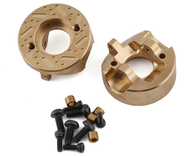YEA-KYMX-003, Yeah Racing Mini-Z MX-01 4x4 Brass Front Steering Knuckle Weight (2)