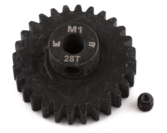 YEA-MG-10018, Yeah Racing Hardened Steel Mod 1 Pinion Gear (5mm Bore) (28T)