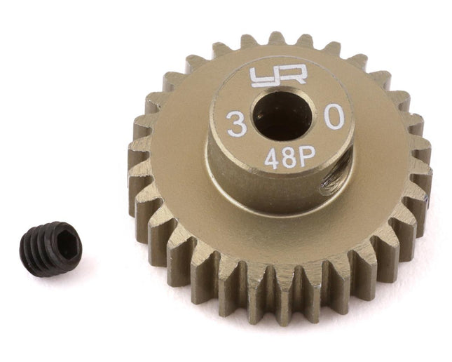 YEA-MG-48030, Yeah Racing 48P Hard Coated Aluminum Pinion Gear (30T)