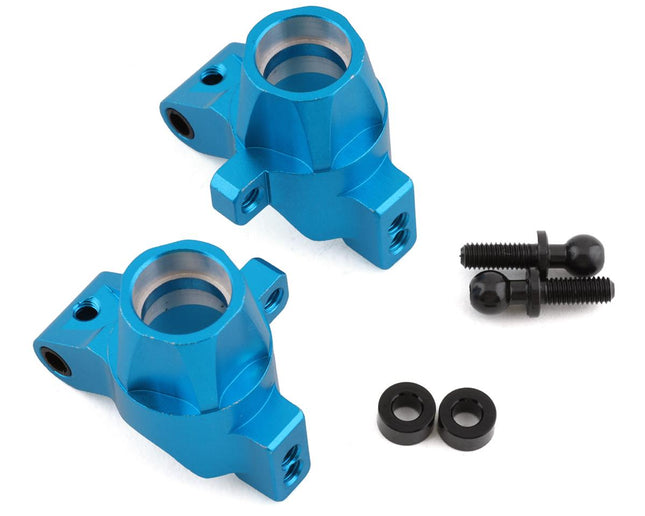 YEA-TATT-012BU, Yeah Racing Tamiya TT-02 Aluminum RWD Rear Hubs (Blue) (2)