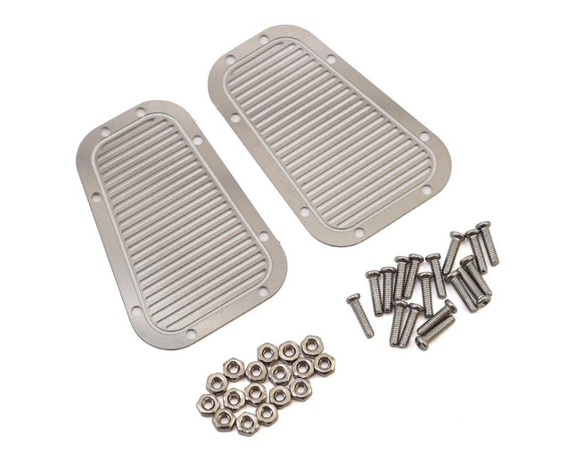 YEA-TRX4-021, Yeah Racing Traxxas TRX-4 Stainless Steel Front Hood Vent Plate