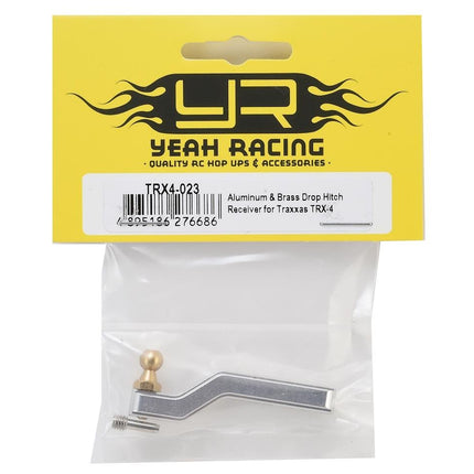YEA-TRX4-023, Yeah Racing Traxxas TRX-4 Aluminum & Brass Drop Hitch Receiver