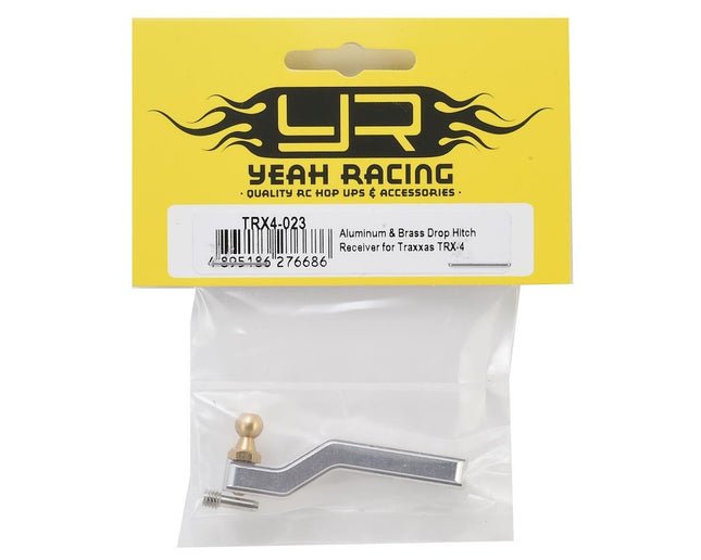 YEA-TRX4-023, Yeah Racing Traxxas TRX-4 Aluminum & Brass Drop Hitch Receiver