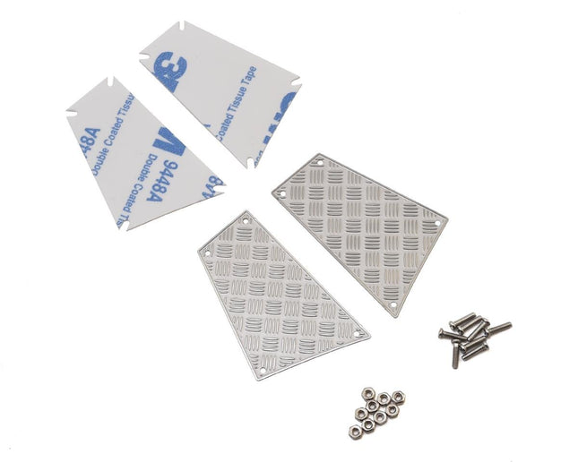 YEA-TRX4-027, Yeah Racing Traxxas TRX-4 Stainless Steel Diamond Plate Rear Side Panels