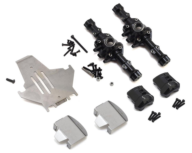 YEA-TRX4-S02, Yeah Racing Traxxas TRX-4 Full Metal Front & Rear Axle Housing Set