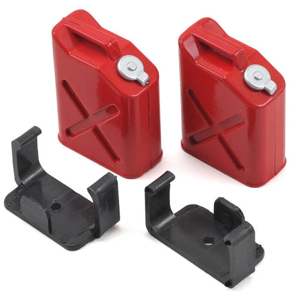 YEA-YA-0355, Yeah Racing 1/10 Crawler Scale "Jerry Can" Accessory Set (Fuel Cans) (Red)