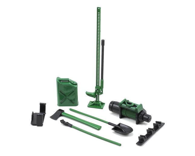 YEA-YA-0356GN, Yeah Racing 6-Piece Scale Tool Set (Green)