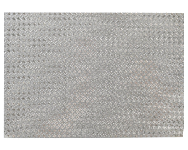 YEA-YA-0458, Yeah Racing 1/10 Crawler Steel Diamond Plate Accessory (14x20cm) (Type A)