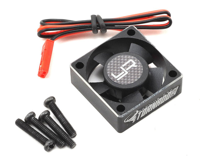 YEA-YA-0472BK, Yeah Racing 30x30x10mm Aluminum "Tornado Plus" High Speed Cooling Fan