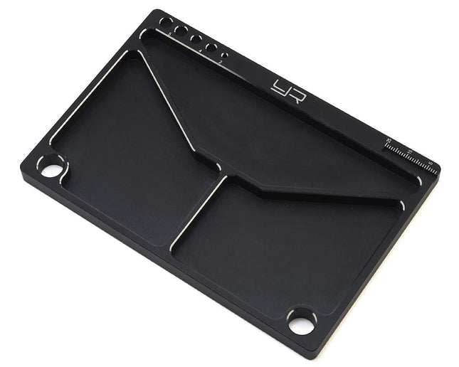 YEA-YA-0571BK, Yeah Racing Aluminum Parts Tray (Black) (145x95x5mm)