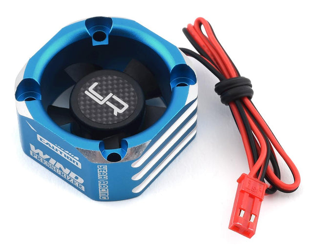 YEA-YA-0576BU, Yeah Racing 30x30 Aluminum Case Booster Fan (Blue)